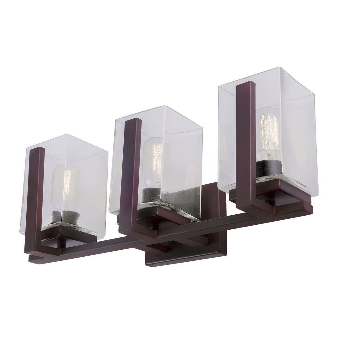 Forte Sammi 5187-03-32 Bath Vanity Light 21 in. wide - Antique Bronze