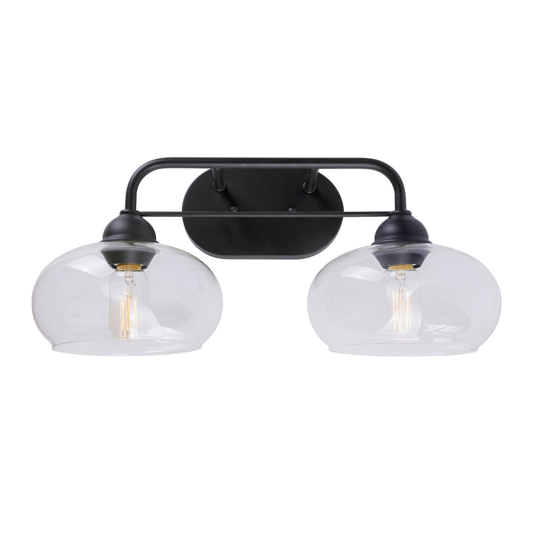 Forte Cameron 5732-02-04 Bath Vanity Light 21 in. wide - Black