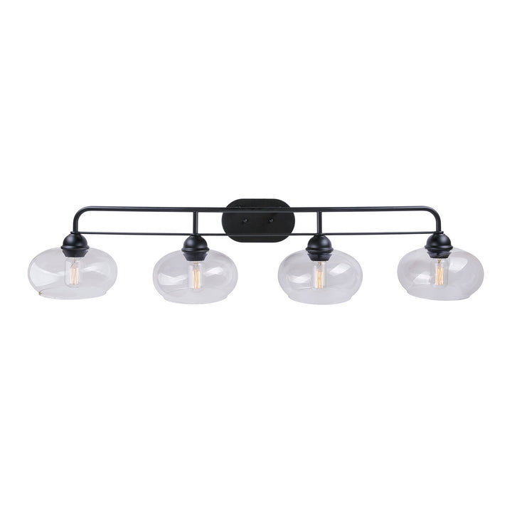 Forte Cameron 5732-04-04 Bath Vanity Light 45 in. wide - Black