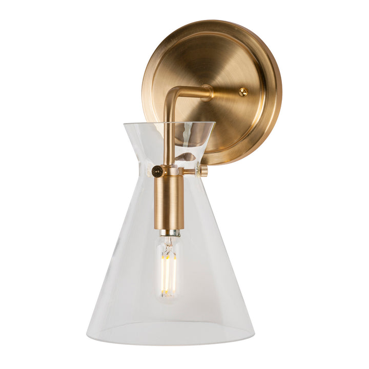 Forte Beaker 5733-01-12 Wall Light - Soft Gold