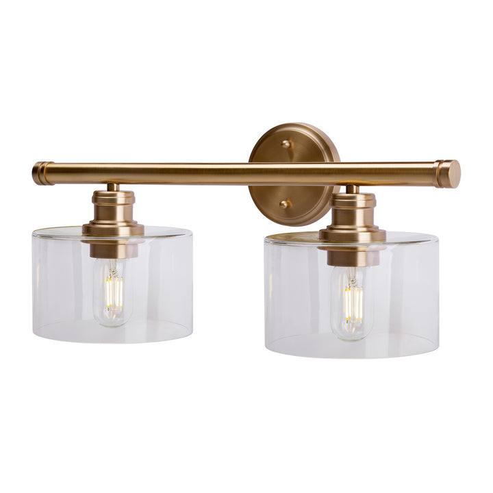 Forte Zane 5748-02-12 Bath Vanity Light 21 in. wide - Soft Gold
