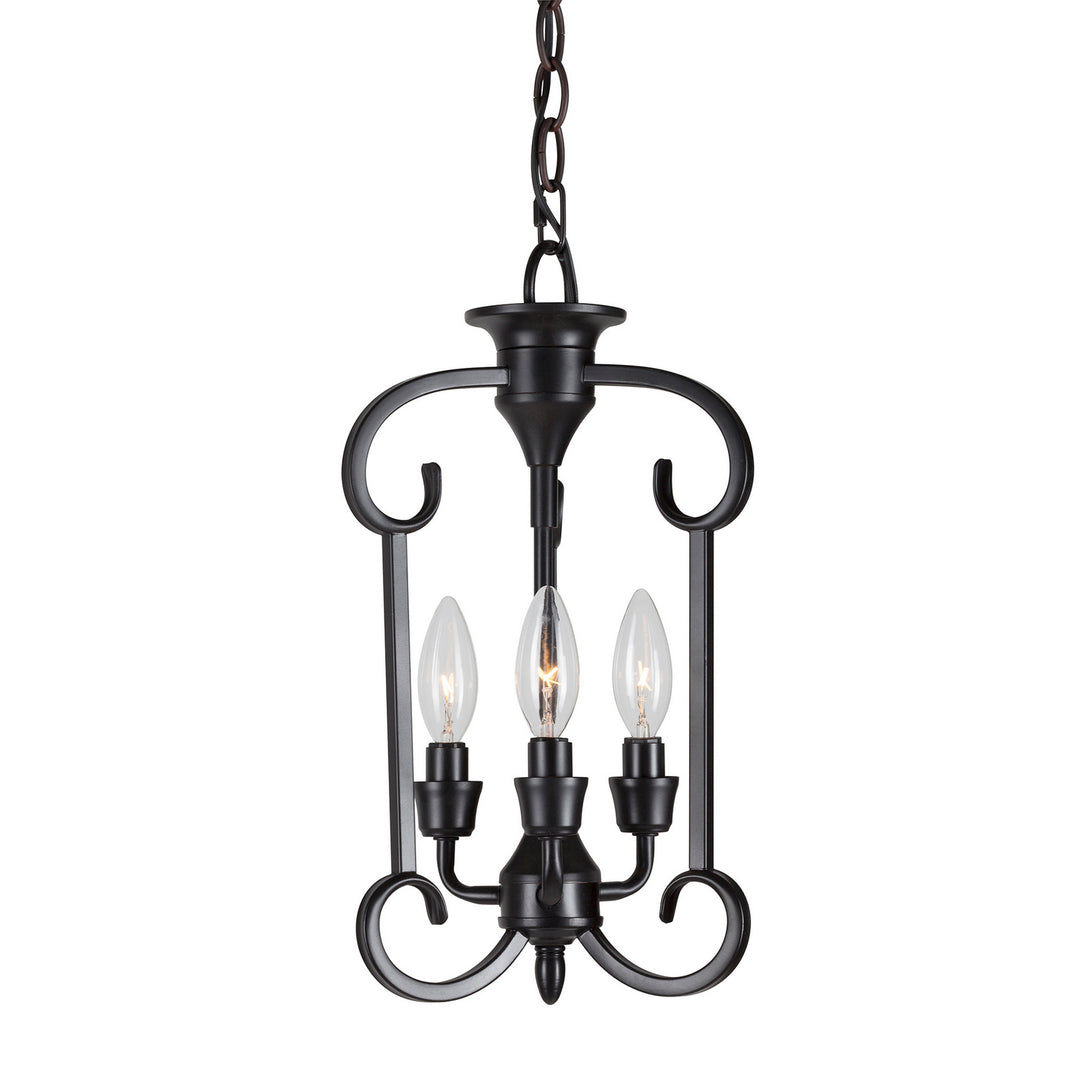Forte Ione 7000-03-04 Pendant Light - Black