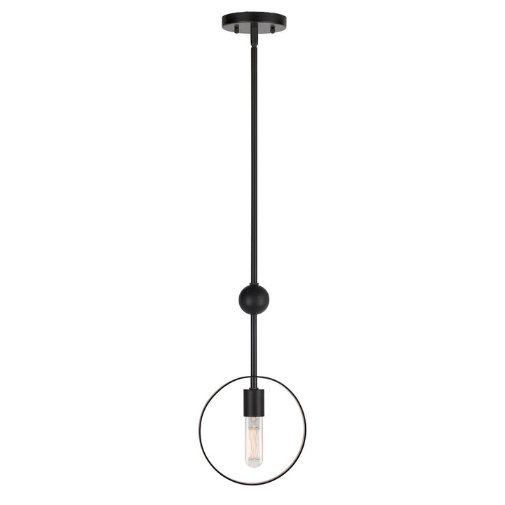 Forte Monocle 7120-01-42 Pendant Light - Black and Gold