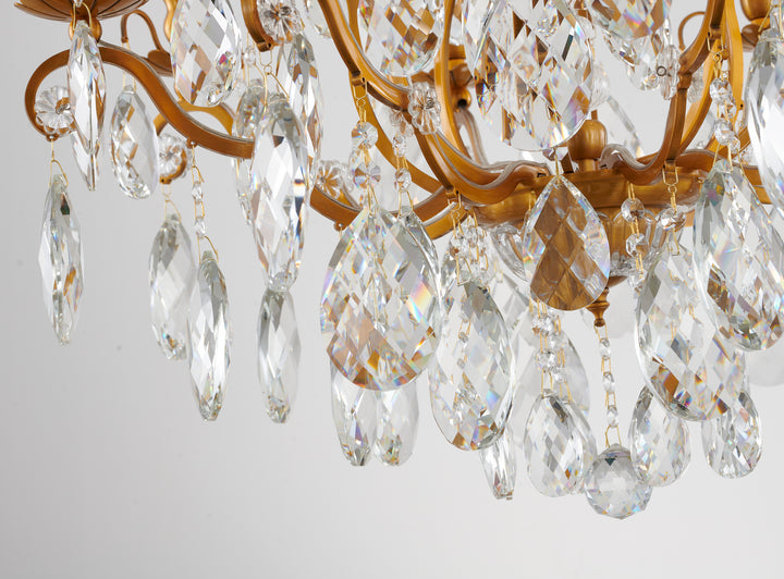 Bethel International BET79BR Chandelier Light - Brass