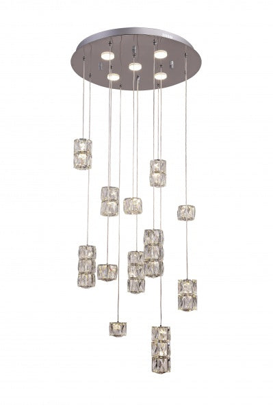 Bethel International DIN02C19CH Chandelier Light - Chrome