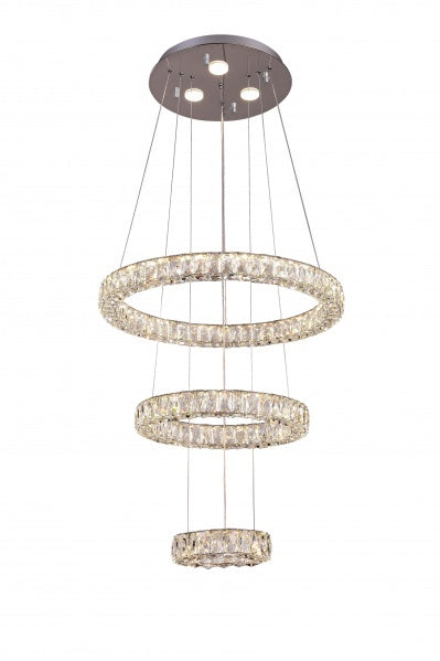 Bethel International DIN05C25CH Pendant Light - Chrome