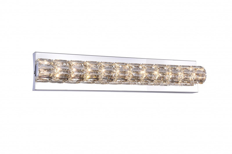 Bethel International DIN09W24CH Wall Sconce Light - Chrome