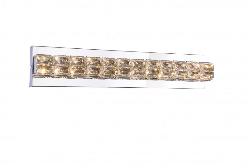 Bethel International DIN11W24CH Wall Sconce Light - Chrome