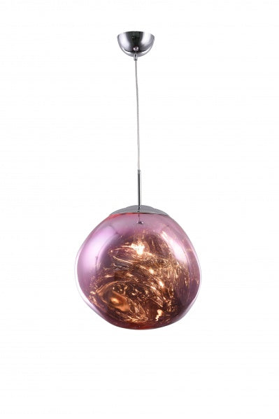 Bethel International DU137P15P Pendant Light - Pink