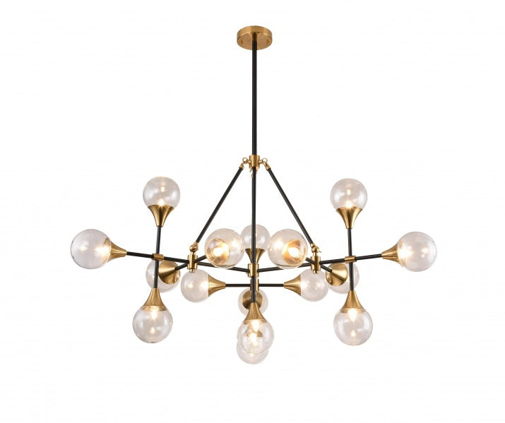 Bethel International DU138C42B Chandelier Light - Black