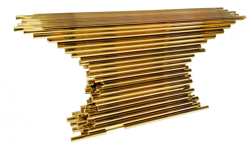 Bethel International MU101CT58G Modern  Furniture Gold