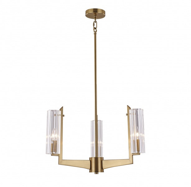 Bethel International ZP183C23BR Chandelier Light - Brass