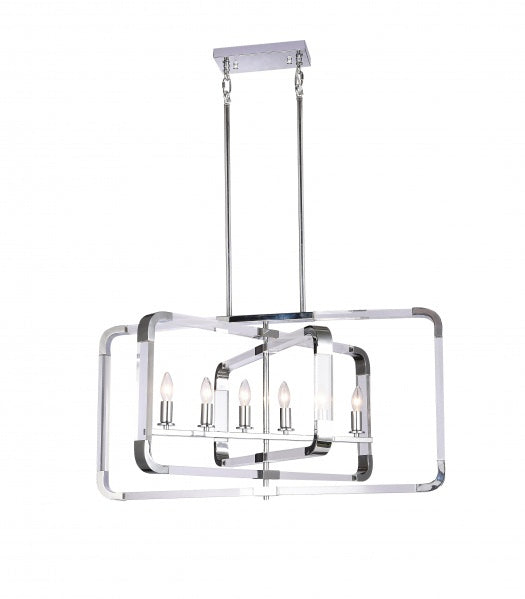 Bethel International ZL23C35CH Chandelier Light - Chrome