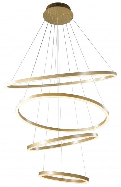 Bethel International OC19C39G Chandelier Light - Gold