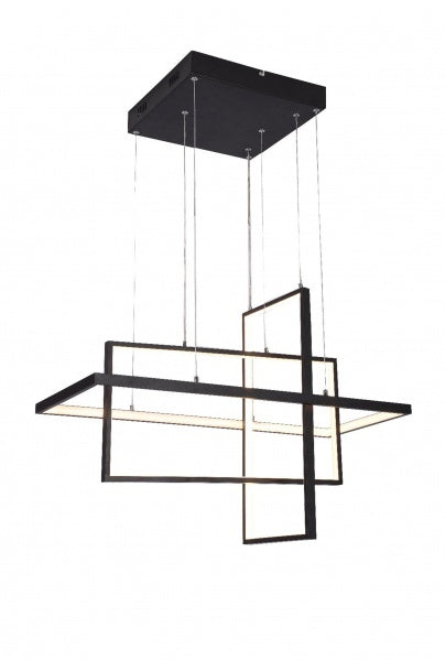 Bethel International TR68C27B Pendant Light - Matte Black