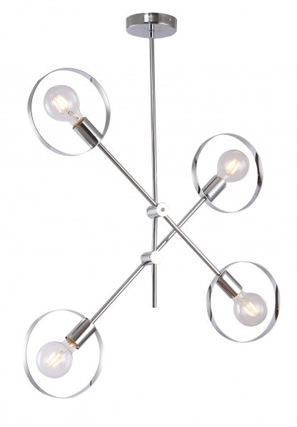 Bethel International TR69C24CH Chandelier Light - Chrome