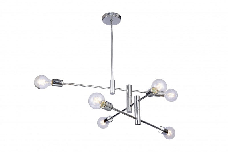 Bethel International TR77C35CH Chandelier Light - Chrome