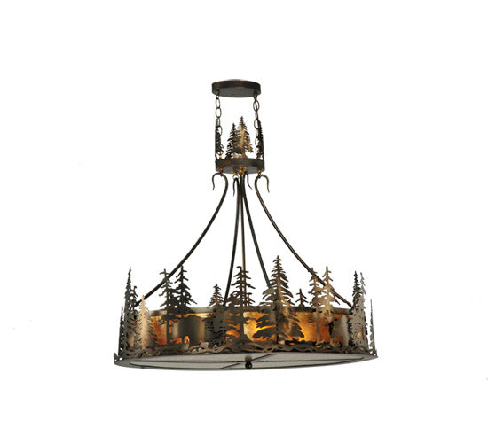 Meyda Tiffany Bear At Dusk 109695 Pendant Light - Antique Copper