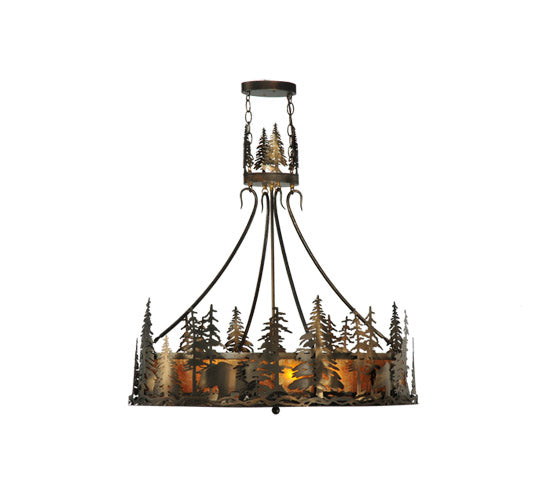 Meyda Tiffany Bear At Dusk 109695 Pendant Light - Antique Copper