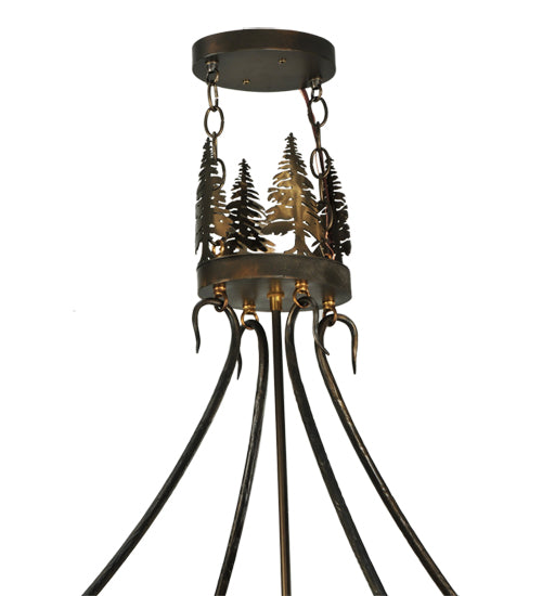 Meyda Tiffany Bear At Dusk 109695 Pendant Light - Antique Copper