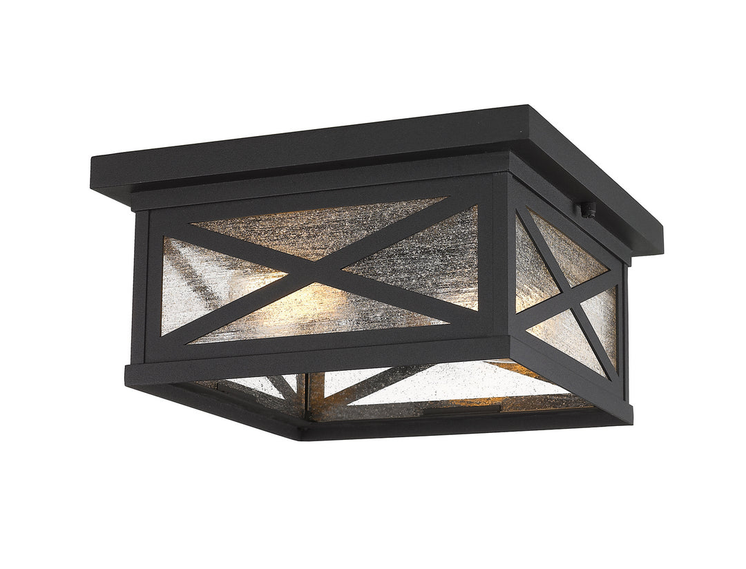 Z-Lite Lighting 583F-BK  Brookside Outdoor Black