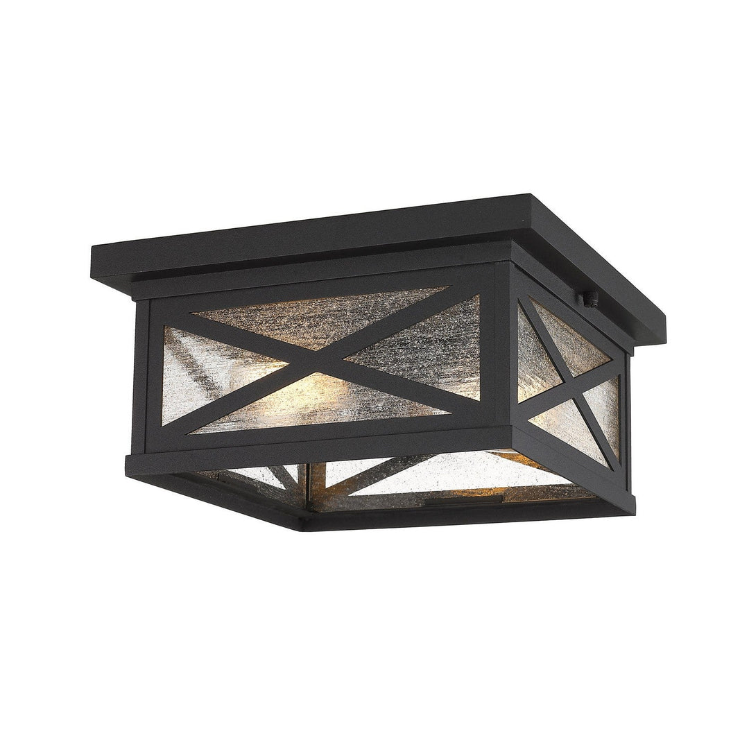 Z-Lite Lighting 583F-BK  Brookside Outdoor Black