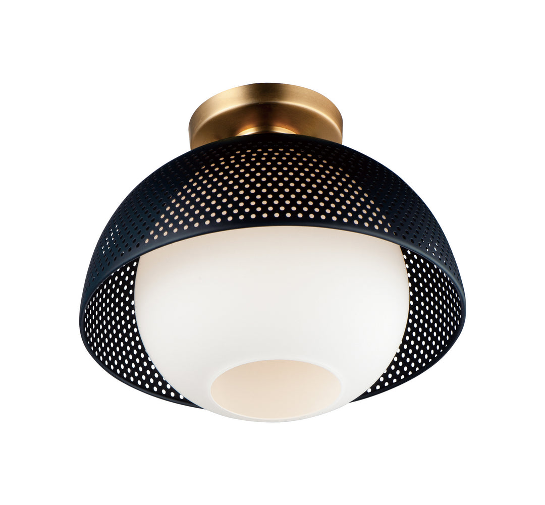 Maxim Perf 10083WTBKSBR Ceiling Light - Black / Satin Brass
