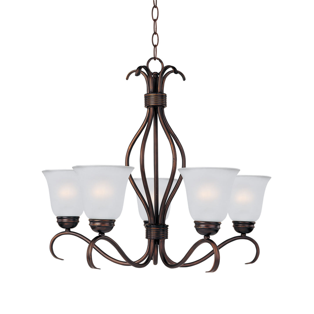 Maxim Basix 10125FTOI Chandelier Light - Oil Rubbed Bronze