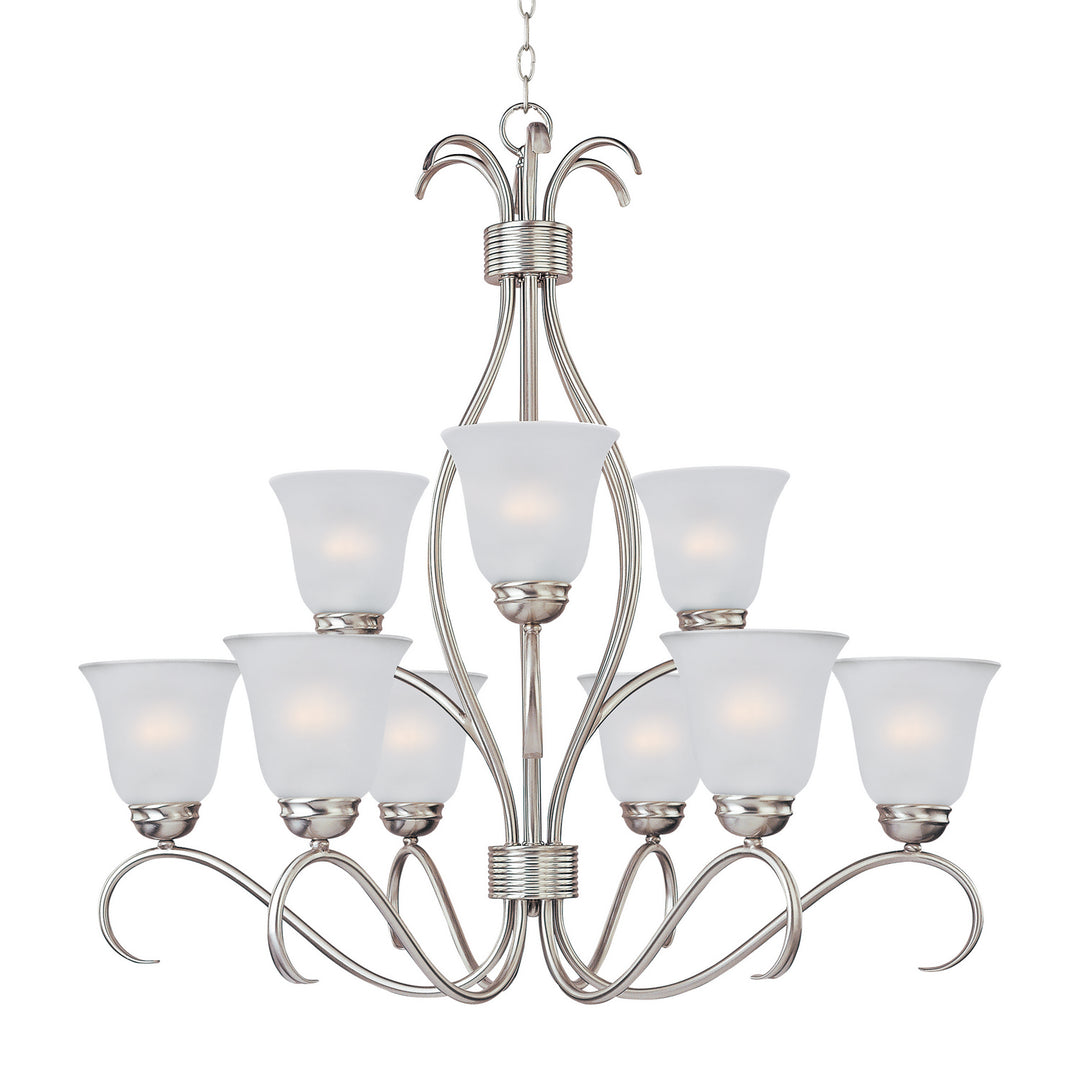 Maxim Basix 10128FTSN Chandelier Light - Satin Nickel