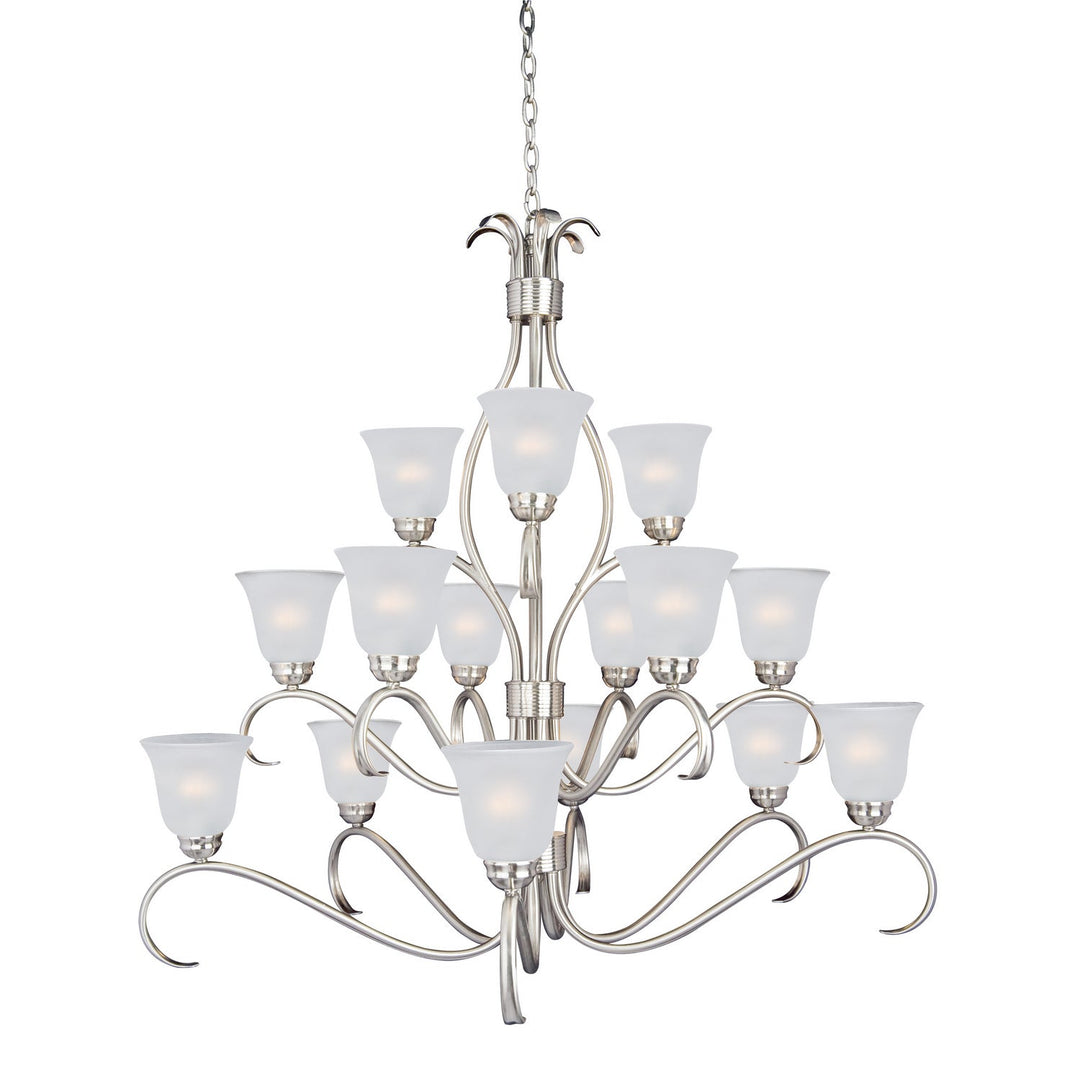 Maxim Basix 10129FTSN Chandelier Light - Satin Nickel