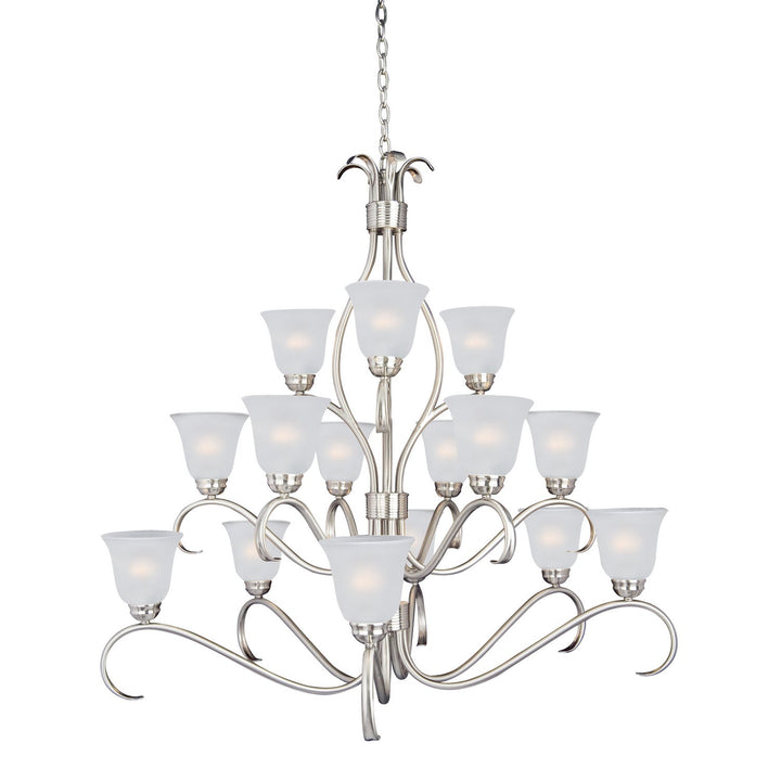 Maxim Basix 10129FTSN Chandelier Light - Satin Nickel