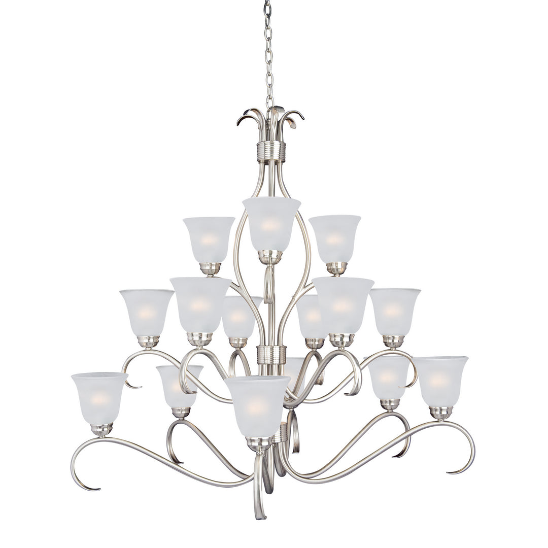 Maxim Basix 10129FTSN Chandelier Light - Satin Nickel
