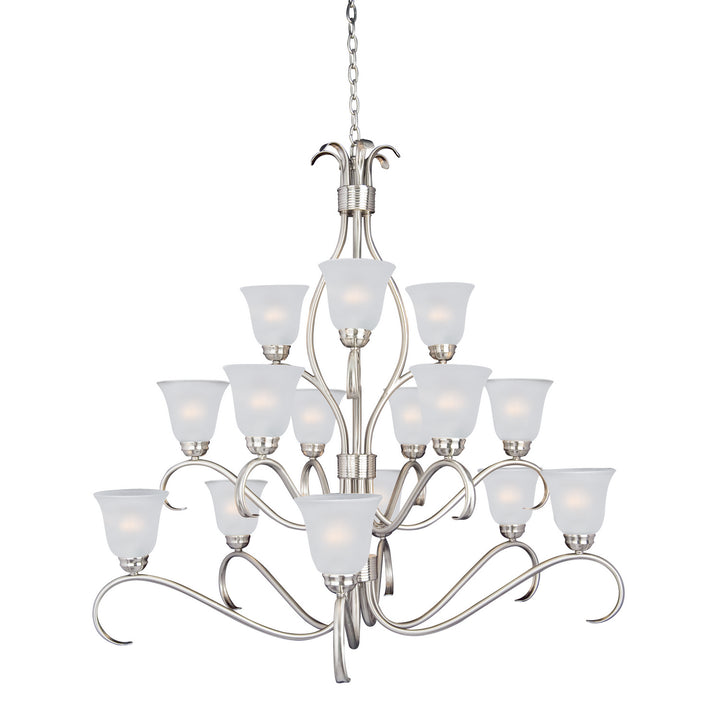 Maxim Basix 10129FTSN Chandelier Light - Satin Nickel