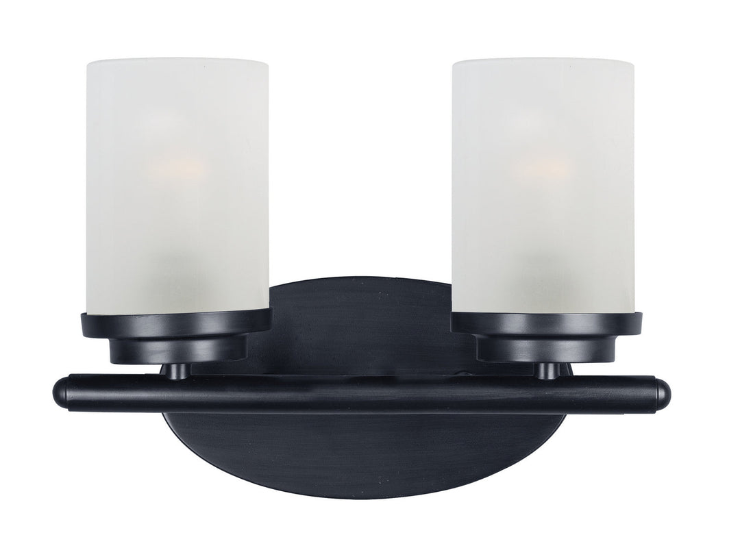 Maxim Corona 10212FTBK Bath Vanity Light 12 in. wide - Black