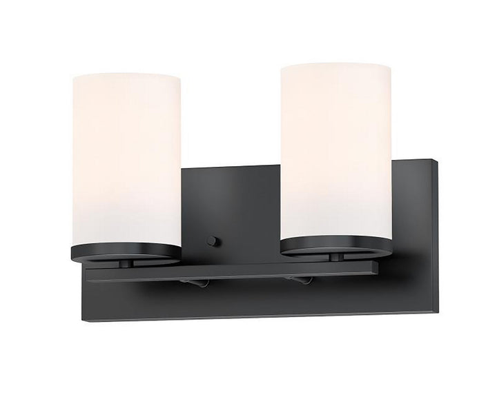 Maxim Lateral 10282SWBK Bath Vanity Light 12 in. wide - Black