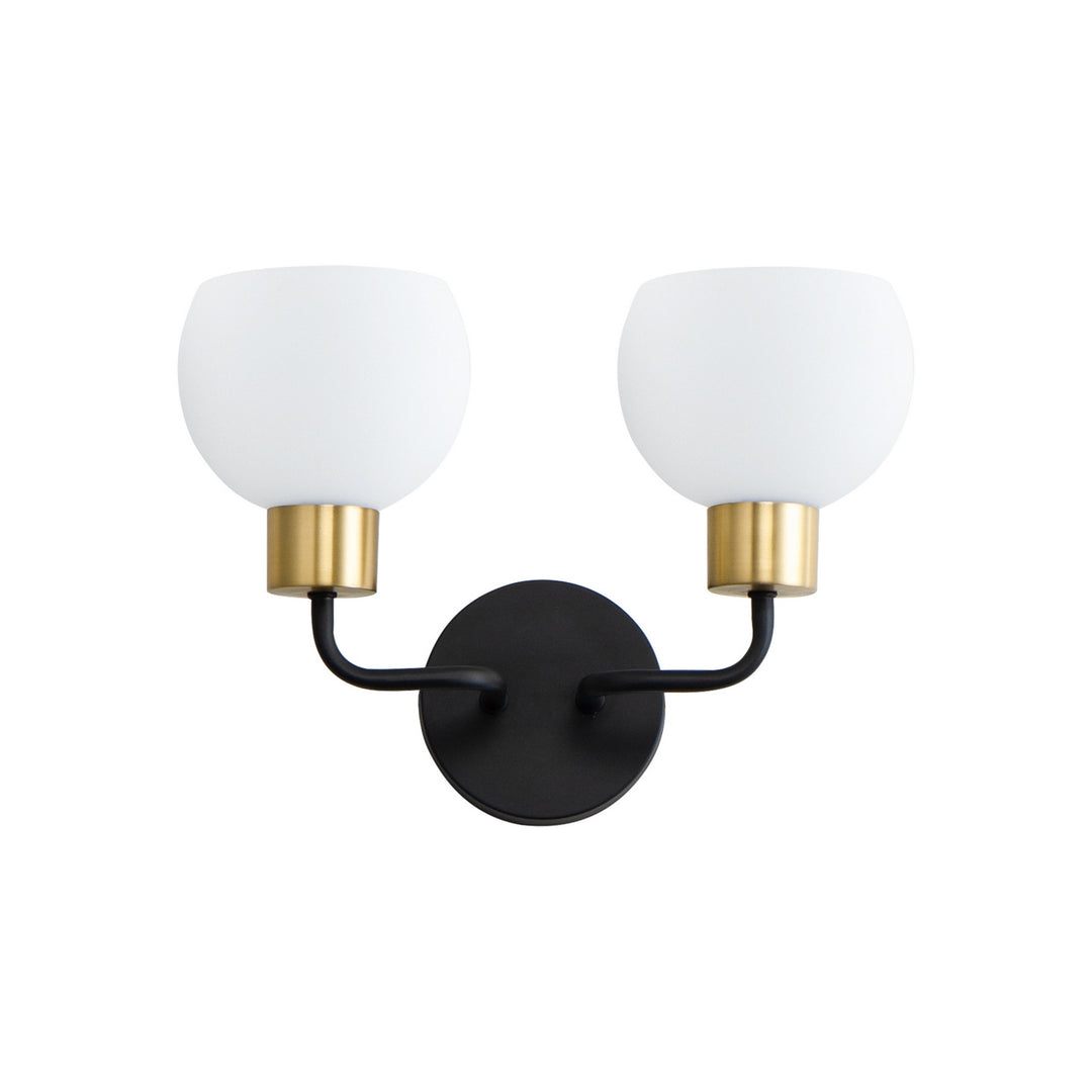 Maxim Coraline 11272SWBZSBR Wall Sconce Light - Bronze / Satin Brass