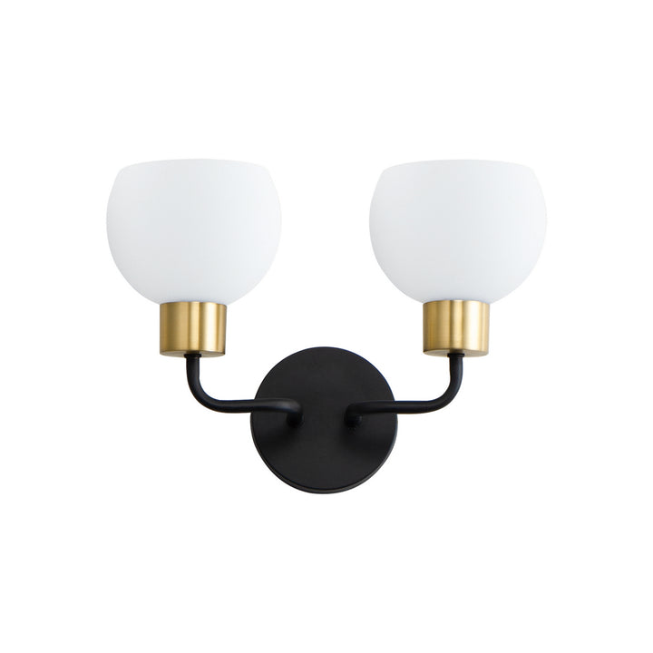 Maxim Coraline 11272SWBZSBR Wall Sconce Light - Bronze / Satin Brass