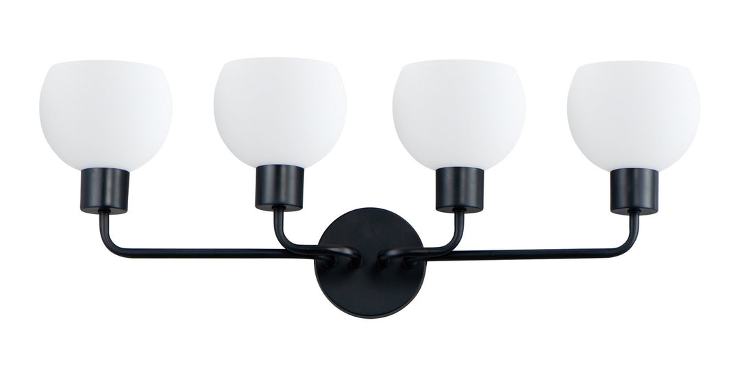 Maxim Coraline 11274SWBK Bath Vanity Light 30 in. wide - Black