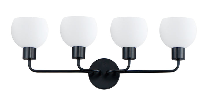 Maxim Coraline 11274SWBK Bath Vanity Light 30 in. wide - Black