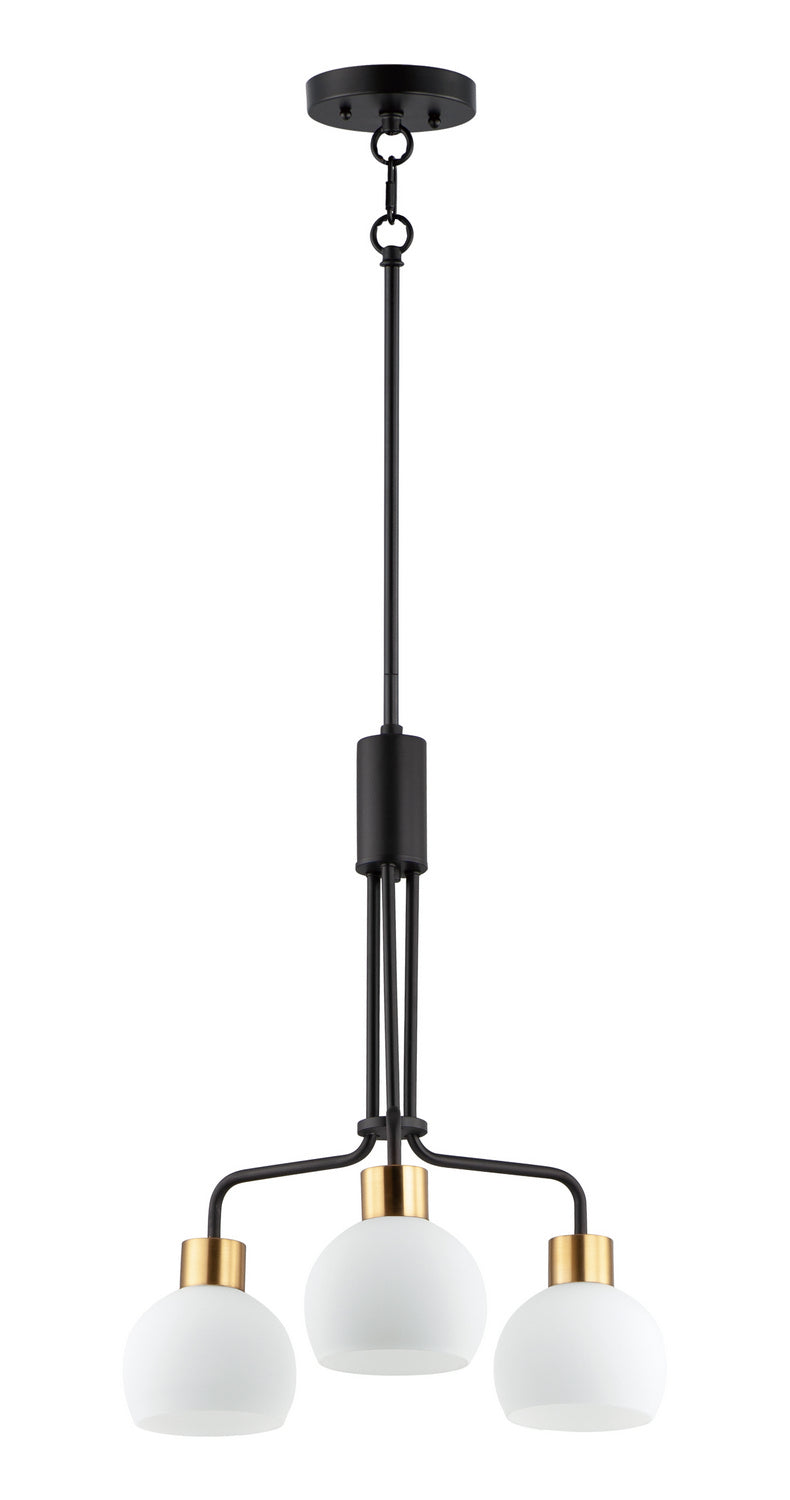 Maxim Coraline 11276SWBZSBR Chandelier Light - Bronze / Satin Brass