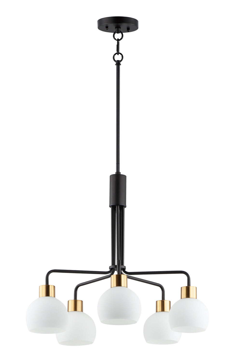 Maxim Coraline 11277SWBZSBR Chandelier Light - Bronze / Satin Brass