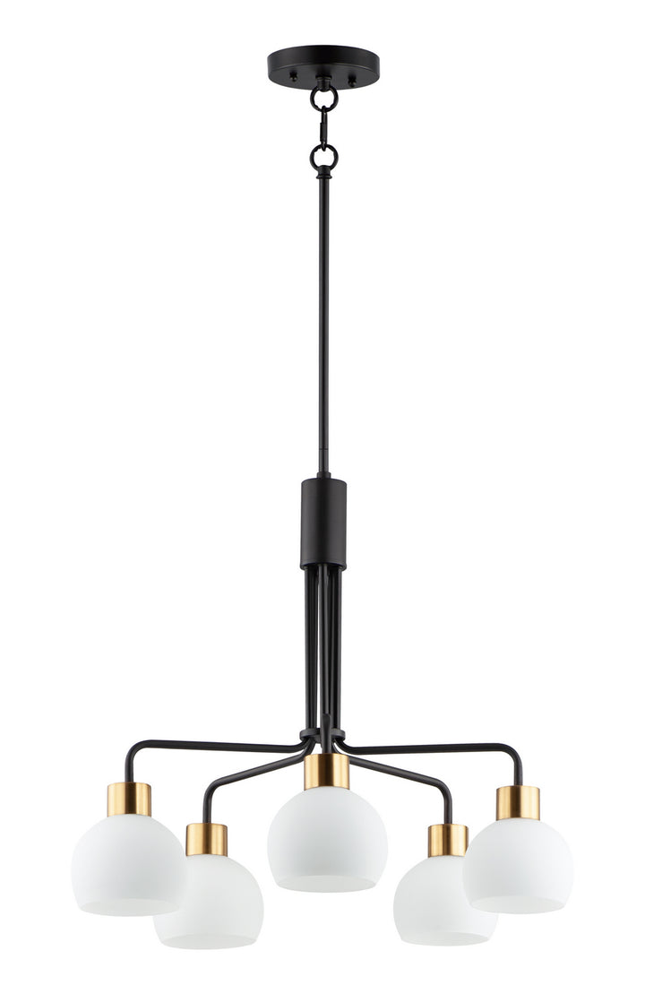 Maxim Coraline 11277SWBZSBR Chandelier Light - Bronze / Satin Brass