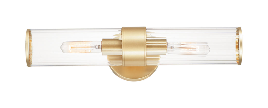 Maxim Crosby 11472CRSBR Wall Sconce Light - Satin Brass