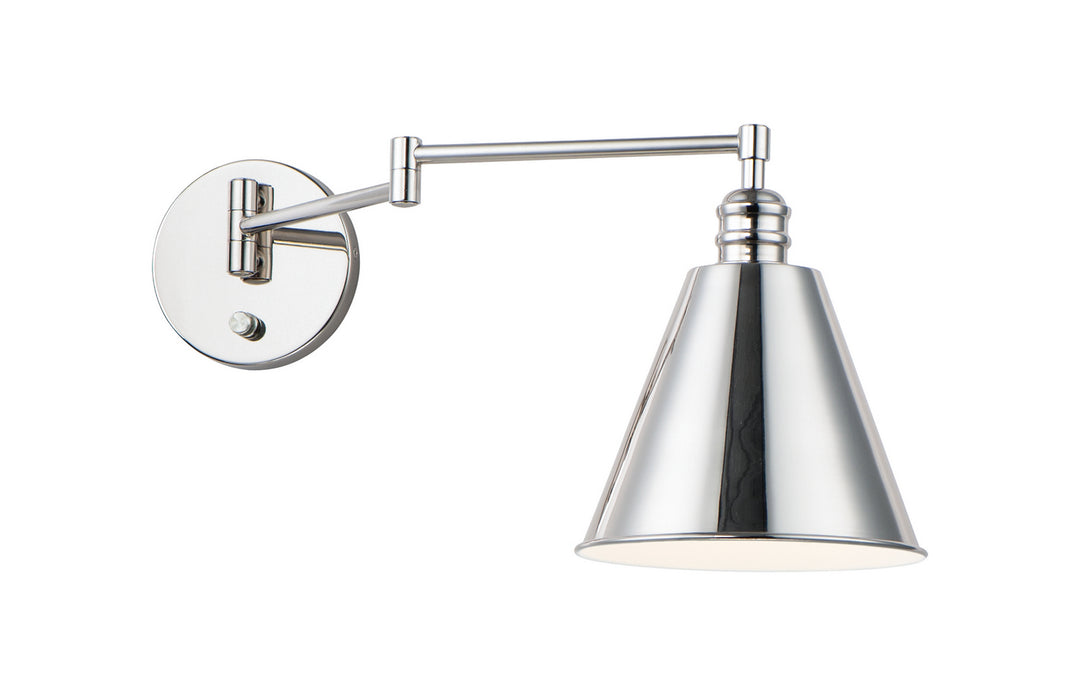 Maxim Lighting 12220PN  Library Lamp Polished Nickel