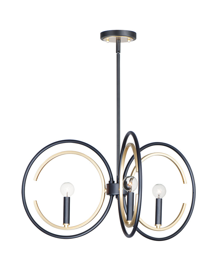 Maxim Clip 12503BKGLD Chandelier Light - Black / Gold