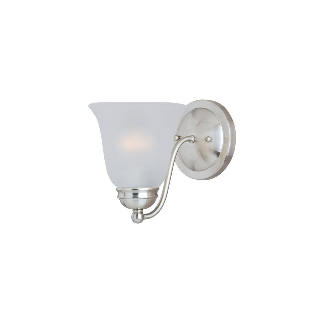 Maxim Basix 2120FTSN Wall Sconce Light - Satin Nickel