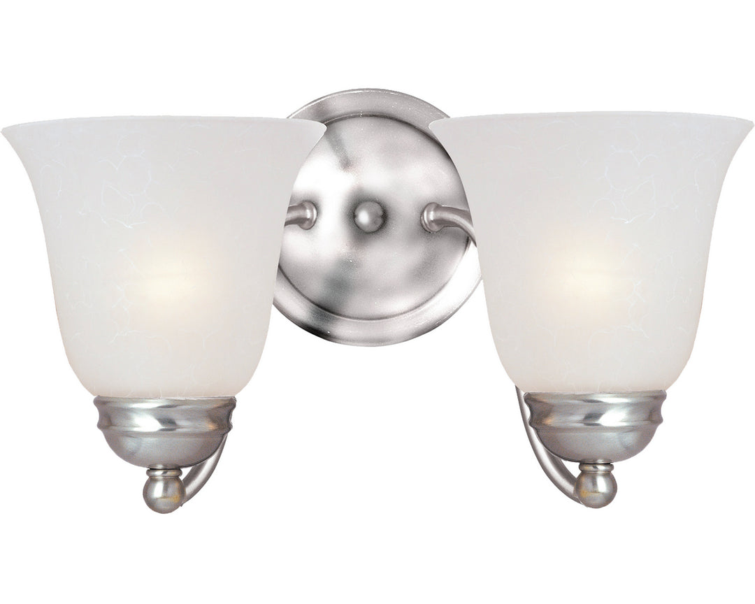 Maxim Basix 2121FTSN Bath Vanity Light 14 in. wide - Satin Nickel