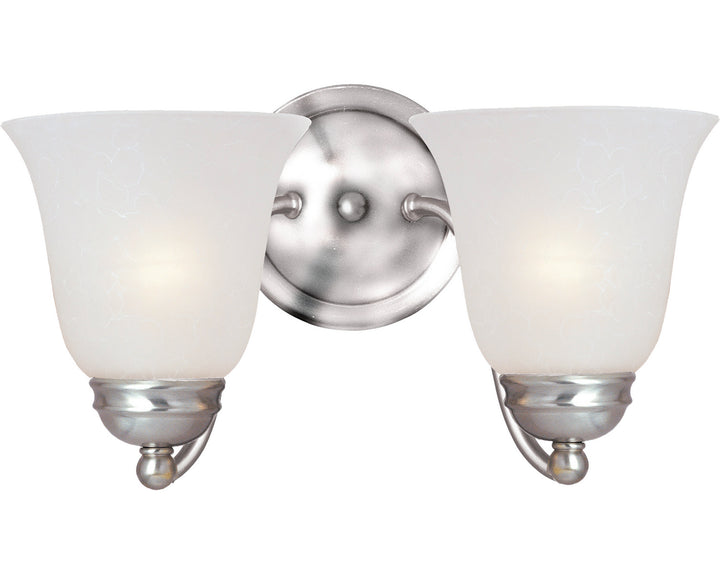 Maxim Basix 2121FTSN Bath Vanity Light 14 in. wide - Satin Nickel