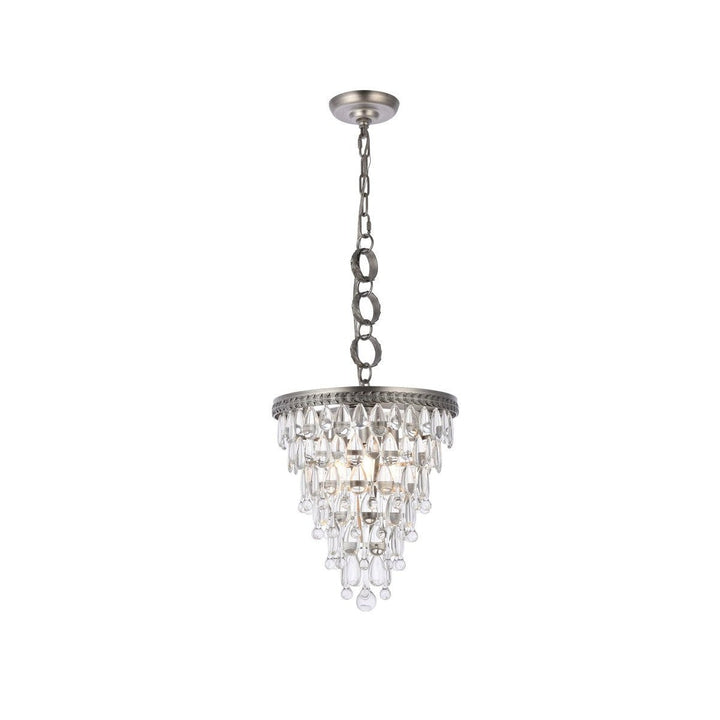 Elegant Nordic 1219D13AS/RC Pendant Light - Antique Silver