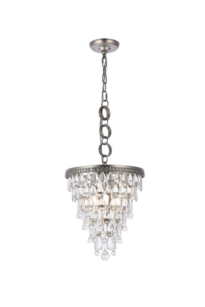 Elegant Nordic 1219D13AS/RC Pendant Light - Antique Silver